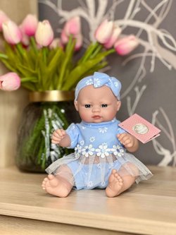 Кукла Berbesa виниловая 27см Recien Nacido (2511K1)