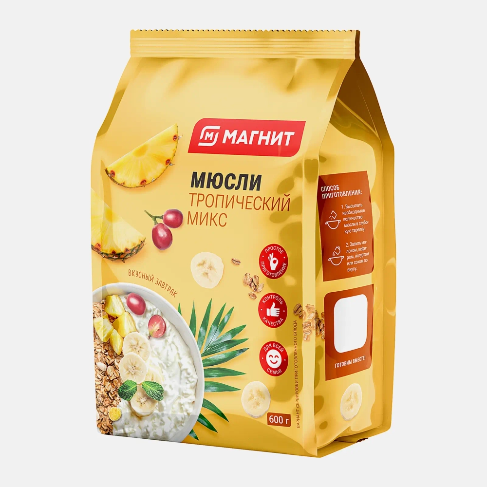 Мюсли Магнит Тропические 600г