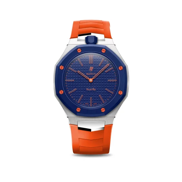 Корпус для часов POP-Swatch x AP - ORENJI HACHI из 2 ремешков