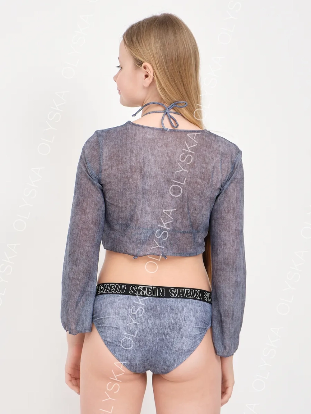 купальник раздельный 3 в 1 топ парео