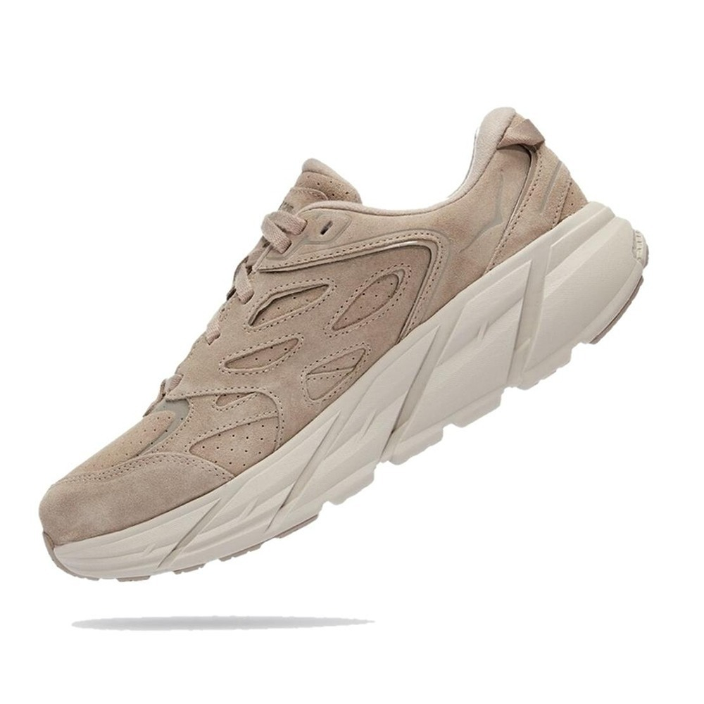Кроссовки мужские HOKA U CLIFTON L SUEDE Simply Taupe / Pumic Stone