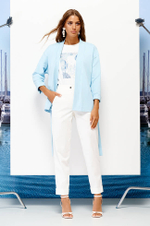 1789 Жакет женский (голубой)