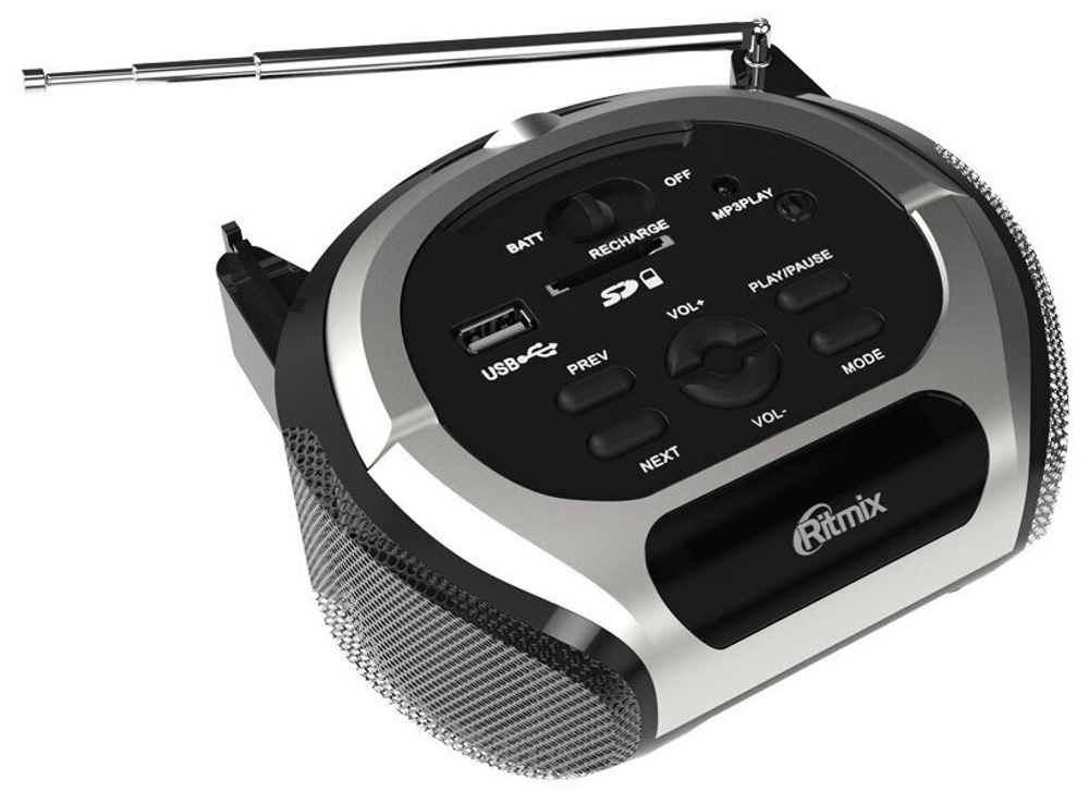 Магнитола Ritmix RBB-010 silver