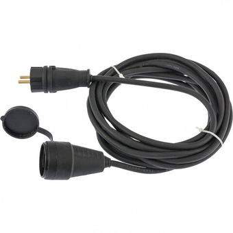 Удлинитель электрический силовой, 20 м, 1 розетка, КГ 3 х 1.5 мм, 16 А, тип УХЗ-16, Denzel