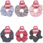 Резинка для волос «Collection School», принт полоска, микс 6 цветов, d-10см