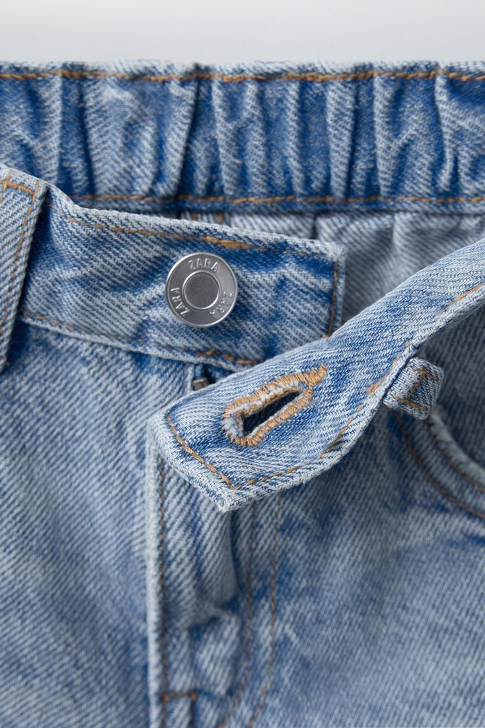 ZARA ДЖИНСОВЫЕ ШОРТЫ, ГОЛУБОЙ