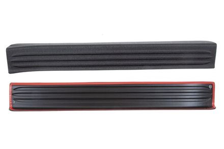 Накладки на внутренние пороги передних дверей для Kia Cerato 2013-2016 (седан) , шагрень