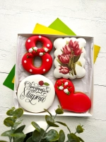 Имбирные пряники на 8 марта вкусный подарок