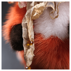 Мягкая игрушка из меха «Лисичка Ася»