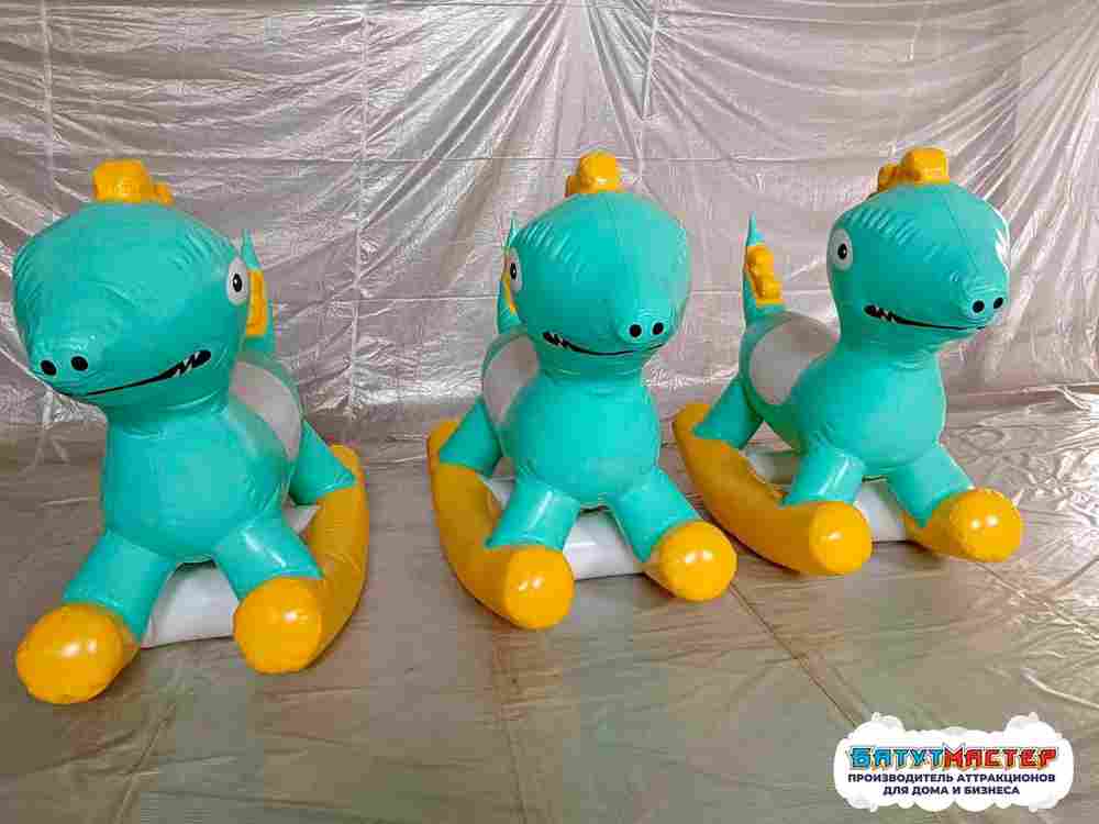 Надувная качалка «Зубастик», 2×0,7×1,4 м