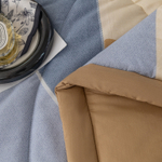 Комплект постельного белья Сатин с Одеялом 100% хлопок на резинке OBR145