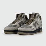 кроссовки Nike Air Force 1 Mid Light Grey / Black Ftwr. Winter