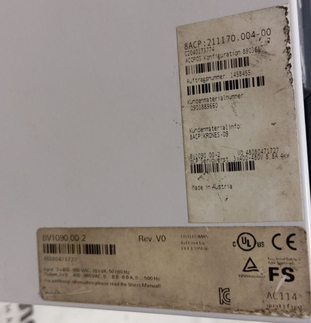 B&R 8V1090.00-2 Rev. V0 б/у