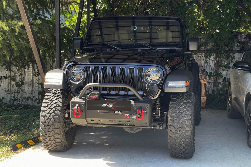 Бампер силовой передний BMS Adventure для Jeep Wrangler JL 2018-2026