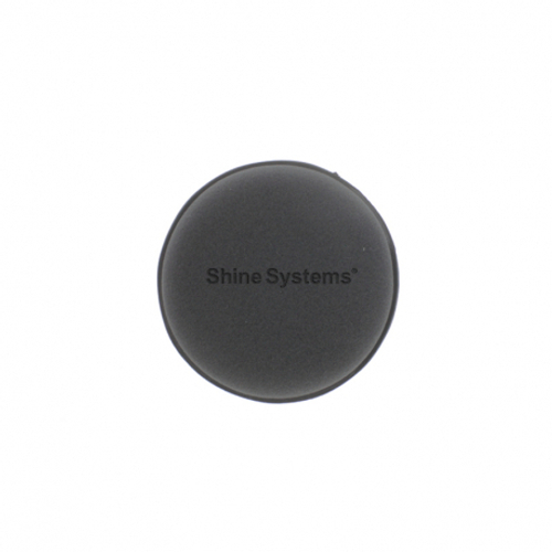 Shine Systems Wax Pad - аппликатор черный поролоновый круглый 10*2 см