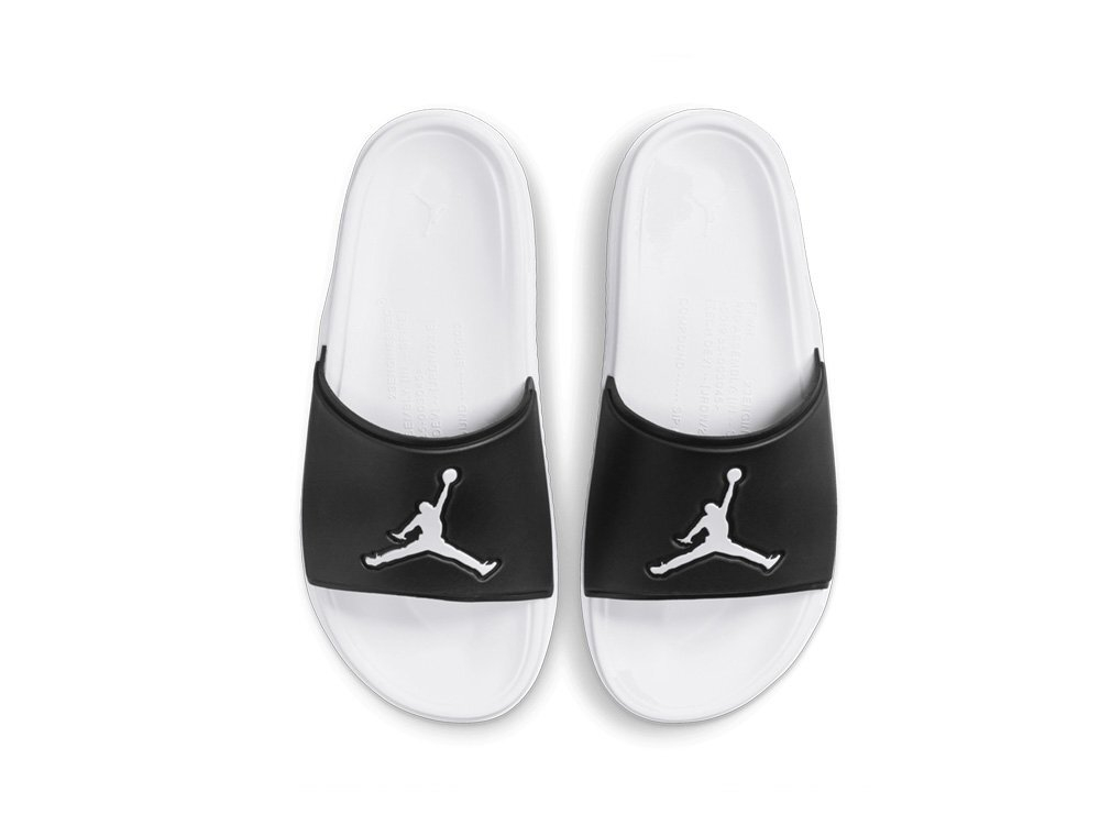 Шлепки Jordan Jumpman Flip-Flops Black and White