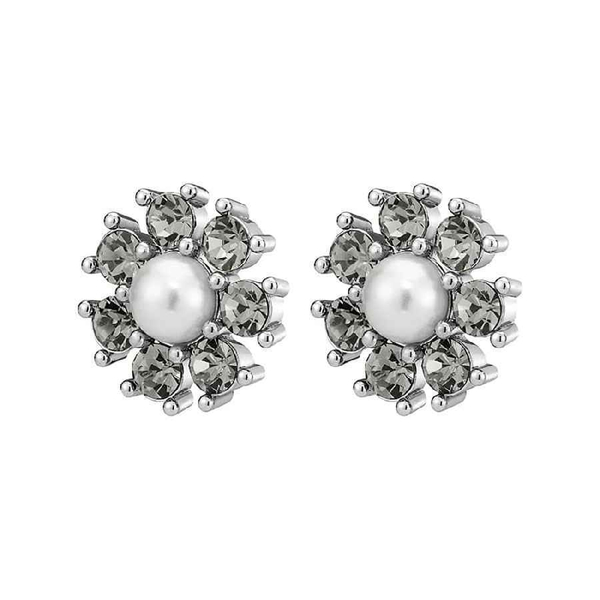 Серьги Dyrberg Kern AUDE SS GREY / WHITE PEARL 450100