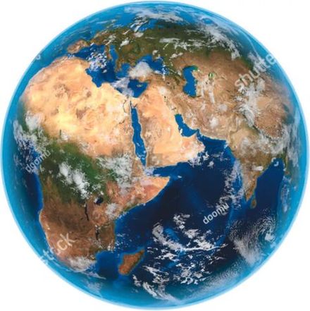 Панно настенное из дерева "Планета - Земля" 40 х 40 см