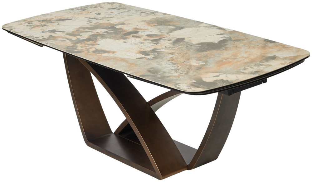 Стол М-City DISAUR Алонсо (Alonso) 200 Tl-137, Испанская керамика, Медный каркас