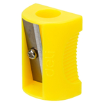 Точилка DELI "Neon" 0531, пластиковая, 1 отверстие, ассорти