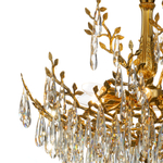 Citilux RITZ CL310082 Люстра хрустальная подвесная Золото