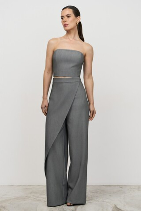 Брюки с запахом