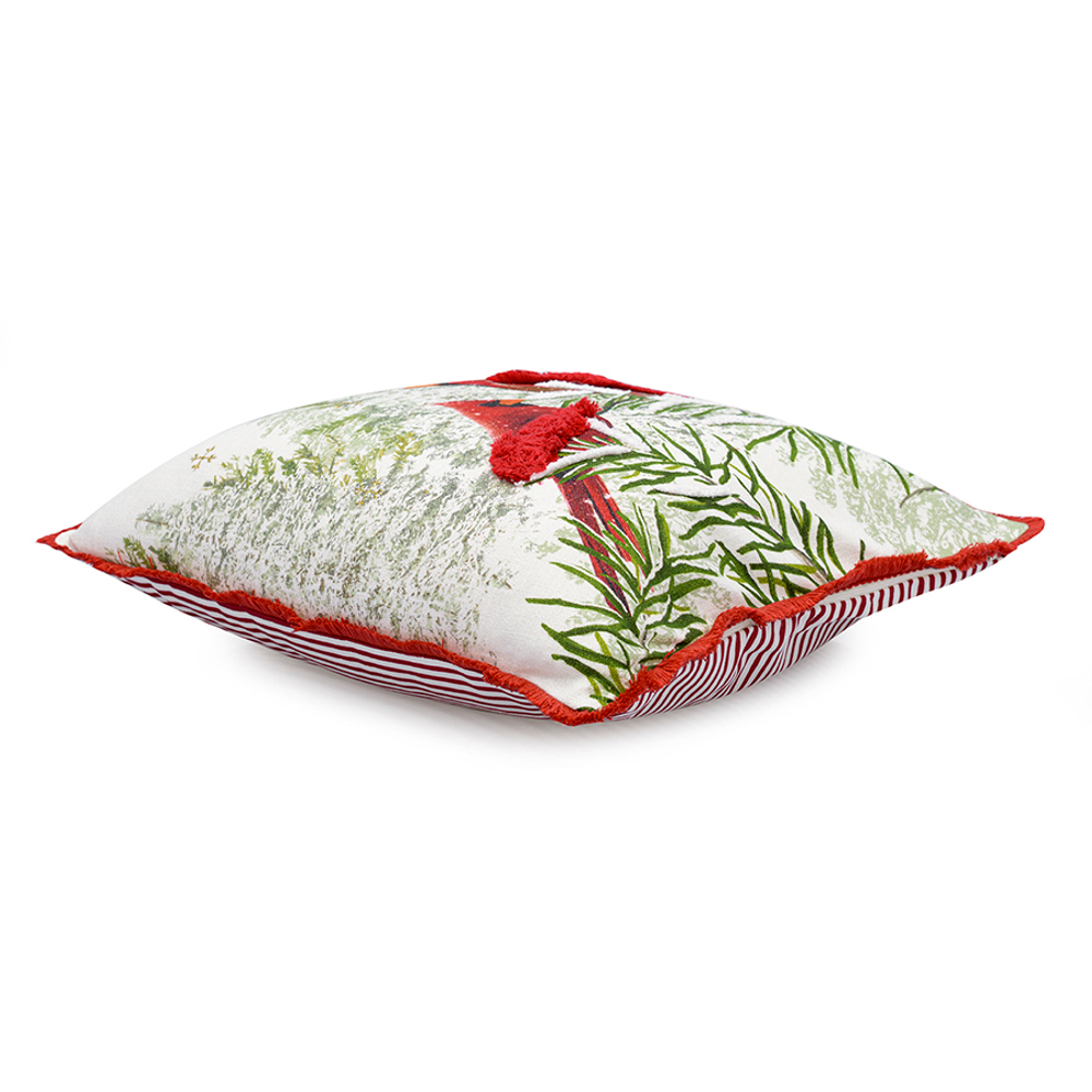 Подушка декоративная с рисунком northern cardinal из коллекции new year essential, 45х45 см