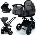Коляска 3 в 1 Sweet Baby Ricci Air + автокресло Elegante Plus Steel Grey (Air)