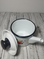 Чайник 1л цил белый  Персики 42704-072/4