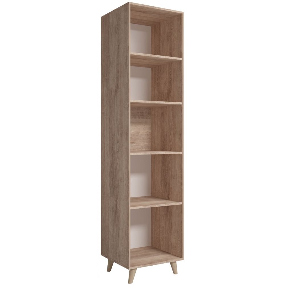 Пенал "Войтек" М-4 (дуб баррик светлый/белый матовый), ЛДСП/МДФ, Комфорт-S, г. Ижевск