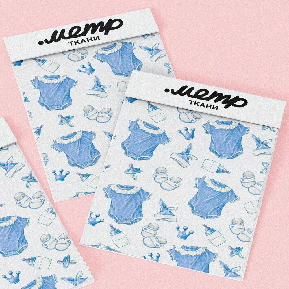 Ткань барби голубая детская одежда