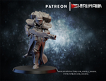 Adepta Sororitas Battle Sisters Сестра битвы №2 с огнемётом миниатюра для dnd, днд, pathfinder, фентези, Настольная игра, НРИ, Варгейм, РПГ