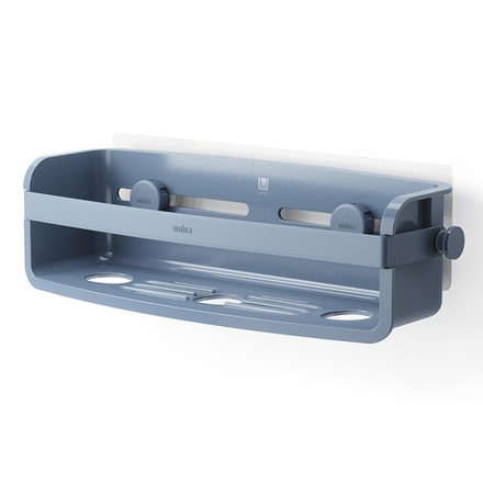 Органайзер для душа Flex Adhesive, голубой