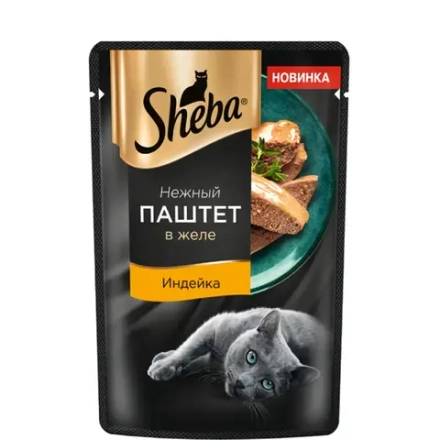 Паштет индейка в желе, 75г Sheba