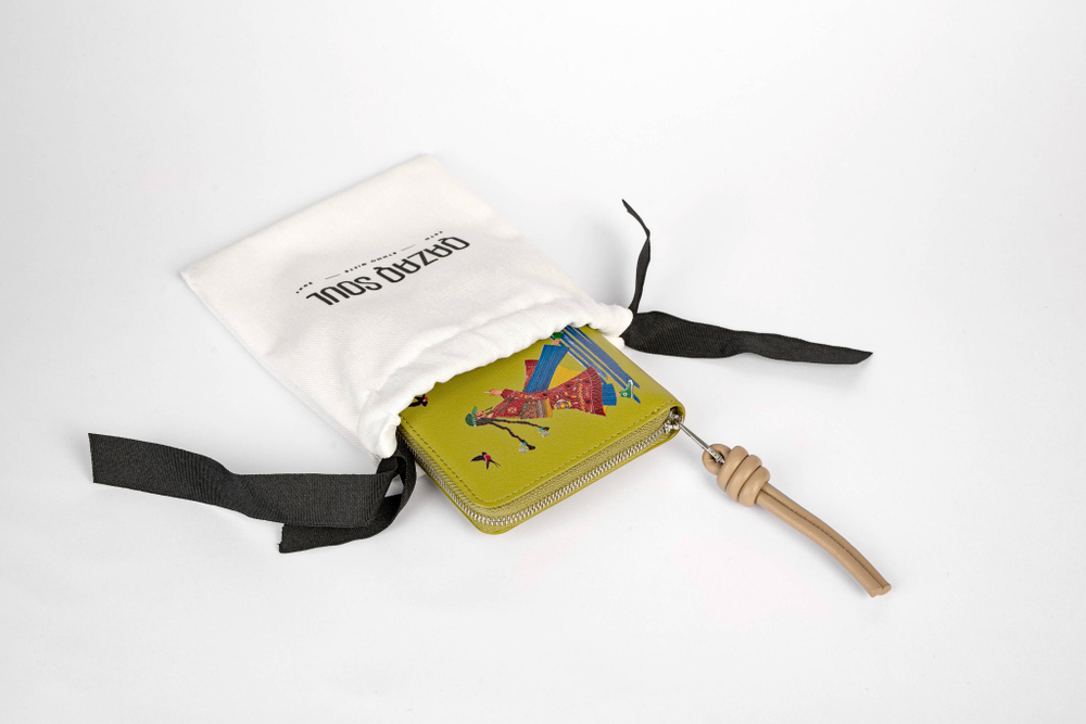 Портмоне Qazaq Soul Asyl натуральная кожа