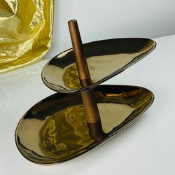 Lenardi 232-019 Двухъярусная этажерка 29,5/24см в под.уп.(х10)Фарфор