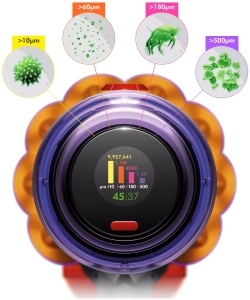 Пылесос вертикальный Dyson V12 Detect Slim Absolute Nickel 470521-01