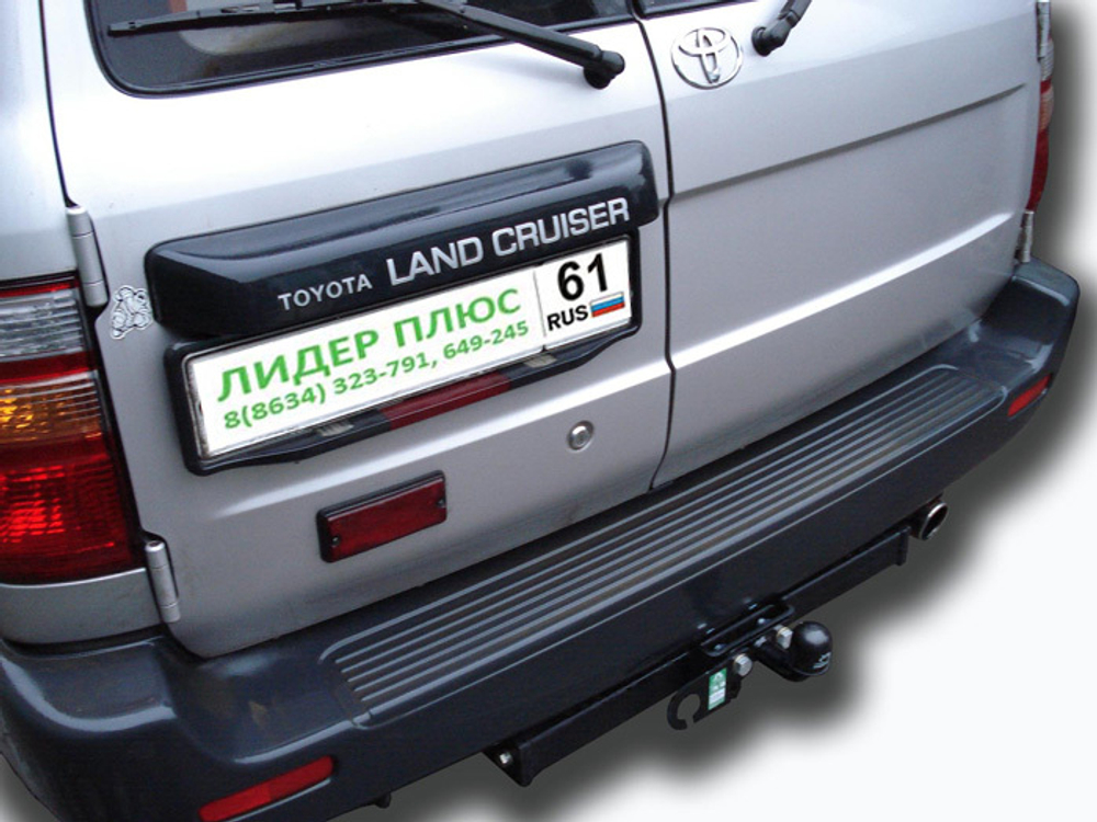 Фаркоп(прицепное) Лидер-Плюс для TOYOTA LAND CRUISER 105 (1998-2007)(паспорт и сертификат в комплекте)(без электрики)T112-F