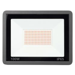 ULF-P42-100W-SPBR IP65 180-260V BLACK Прожектор для растений светодиодный. Спектр для рассады и досвечивания в период роста. Цвет черный. TM Uniel