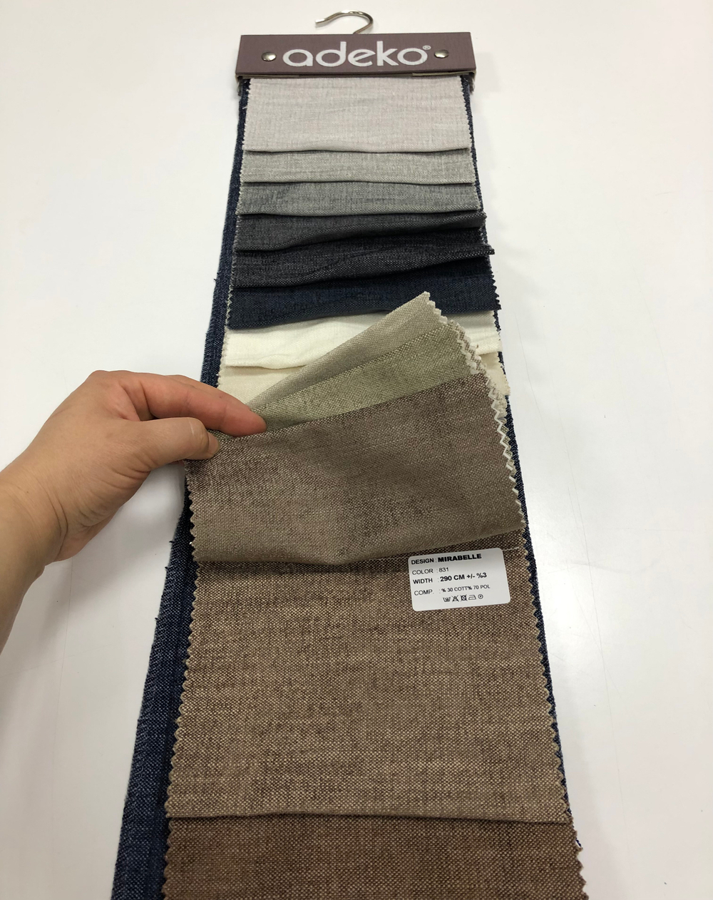 Портьерная ткань Adeko арт. Mirabelle