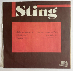 Винтажная виниловая пластинка LP Sting (СССР 1991)