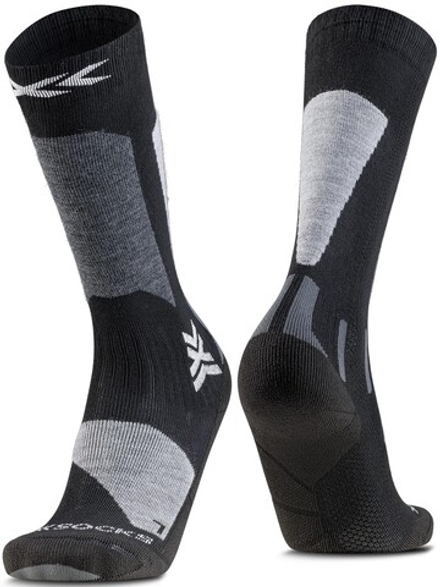X-SOCKS Носки юниорские XS-WYDDW24J-B121 SKI DISCOVER OTC JR ( X BLACK/LIGHT GREY)