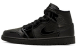 Кроссовки Jordan Air Jordan 1 Mid Triple Black (Женская размерная сетка)