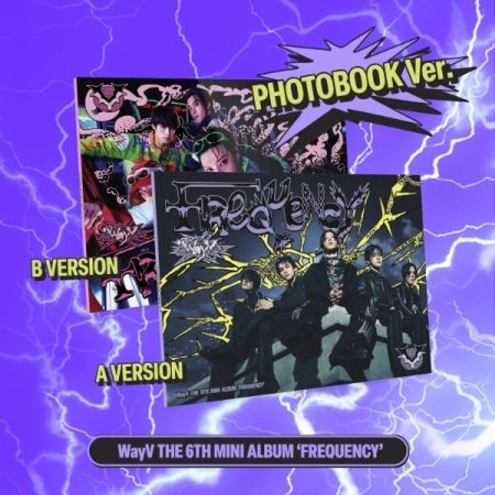 Альбом WAYV - FREQUENCY 6th Mini Album PHOTOBOOK RANDOM Version