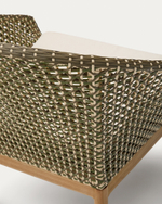 Кресло Olbia из искусственного ротанга и массива тика