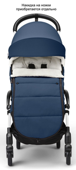 Коляска Stokke YOYO3 Newborn Pack рама белая White 2 в 1 Air France Blue