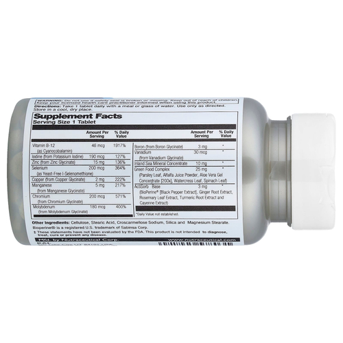 KAL, Микроэлементы, 30 таблеток