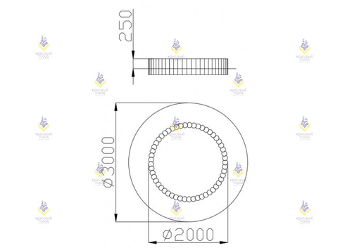 Песочница из брёвен «Эко жизнь» круглая