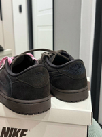 В наличии, Кроссовки Travis Scott x Air Jordan 1 Low OG SP Velvet Brown, 41 EU