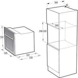 Электрический духовой шкаф Gorenje BO6727E03AX